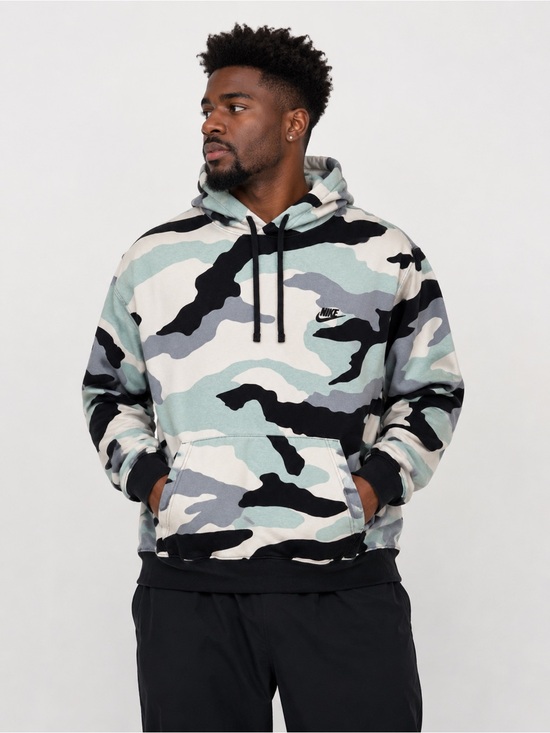 Nike Other - Nike Camo Sportswear Club Fleece Pullover Hoodie – Size XXL. (EUC)